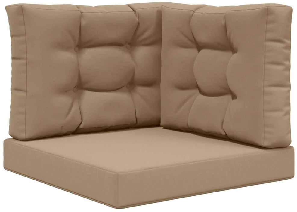 Lauko sofa pagalvėlė Poliesteris Taupe 60 x 60 cm