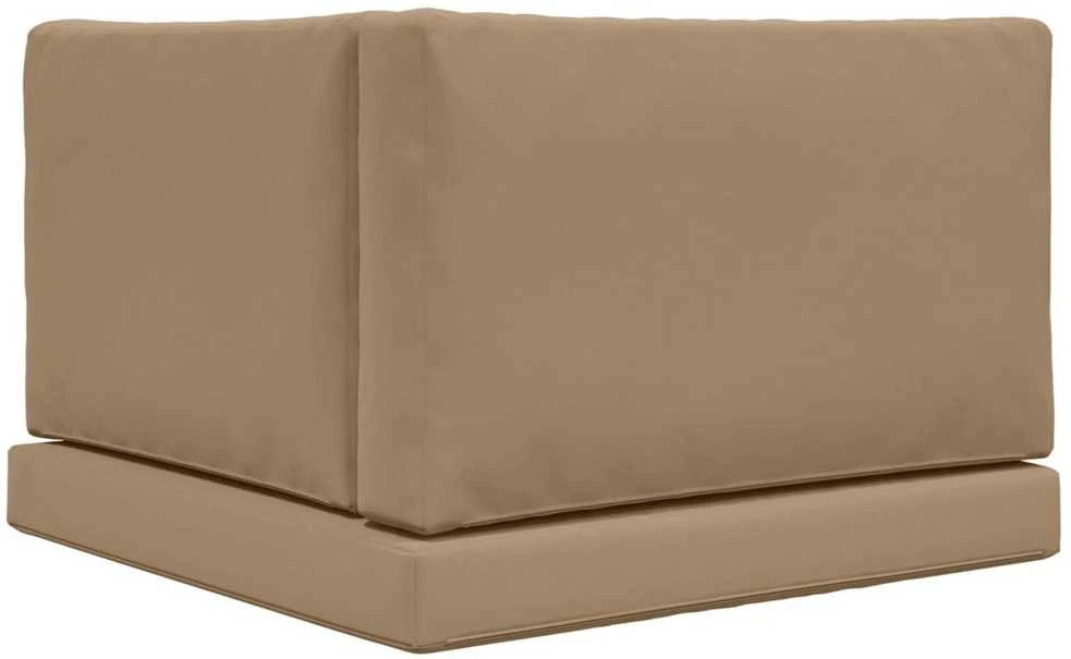 Lauko sofa pagalvėlė Poliesteris Taupe 80 x 80 cm