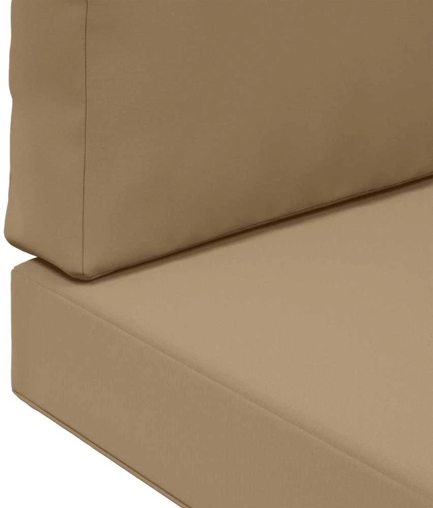 Lauko sofa pagalvėlė Poliesteris Taupe 80 x 80 cm