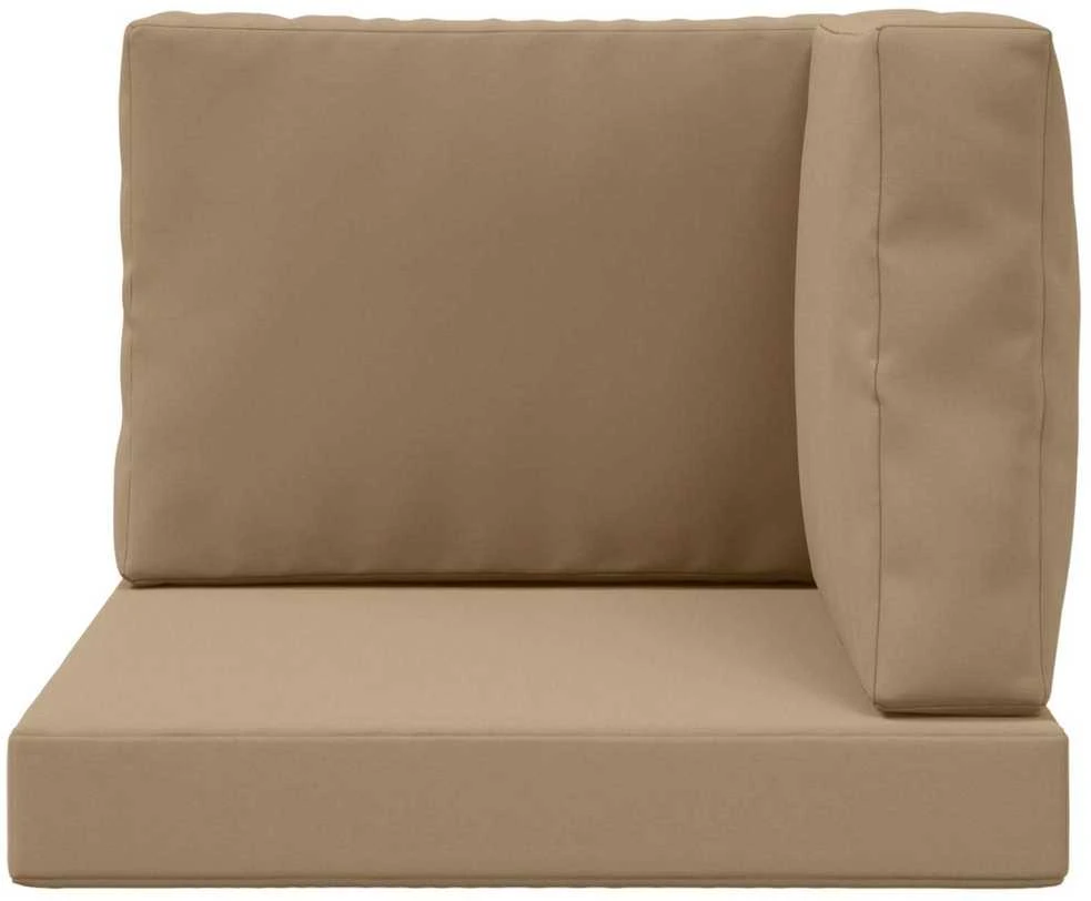 Lauko sofa pagalvėlė Poliesteris Taupe 60 x 60 cm
