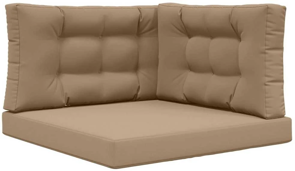Lauko sofa pagalvėlė Poliesteris Taupe 80 x 80 cm