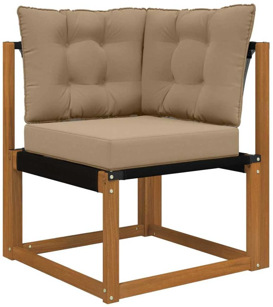 Lauko sofa pagalvėlė Poliesteris Taupe 50,5 x 50,5 cm