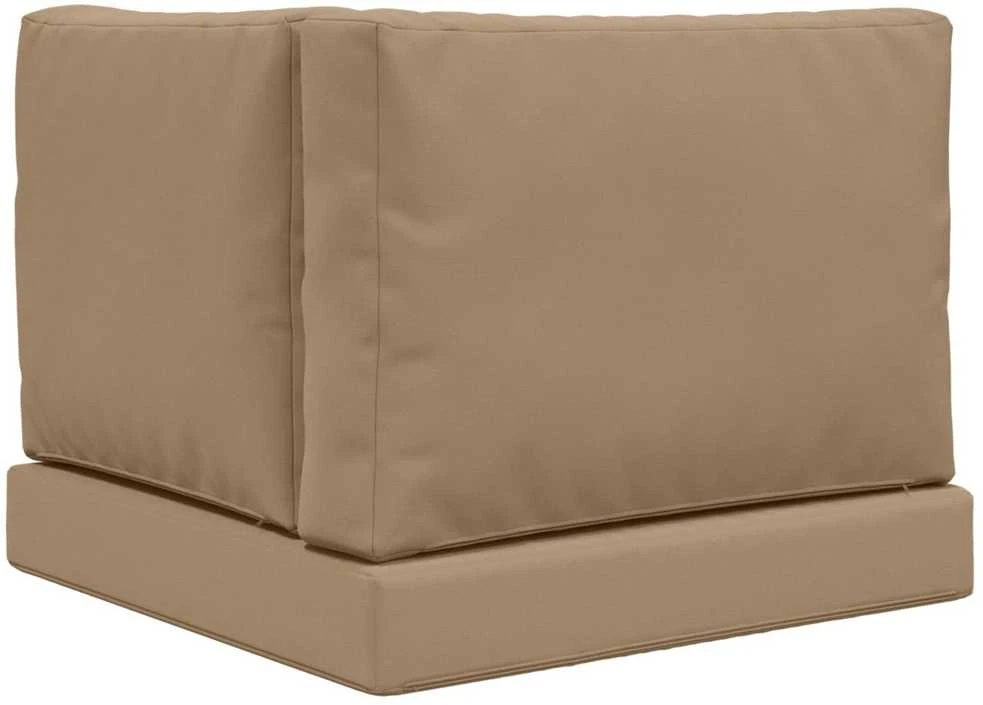 Lauko sofa pagalvėlė Poliesteris Taupe 60 x 60 cm
