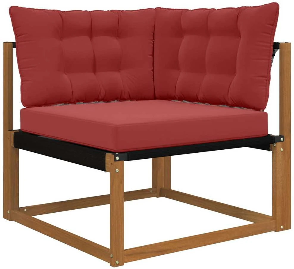 Lauko sofa pagalvėlė Poliesteris Vyno raudonumo 68,5 x 68,5 cm