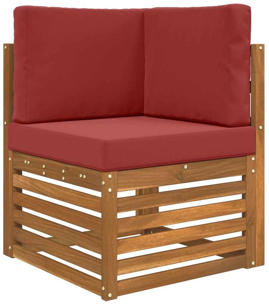 Lauko sofa pagalvėlė Poliesteris Vyno raudonumo 60 x 60 cm
