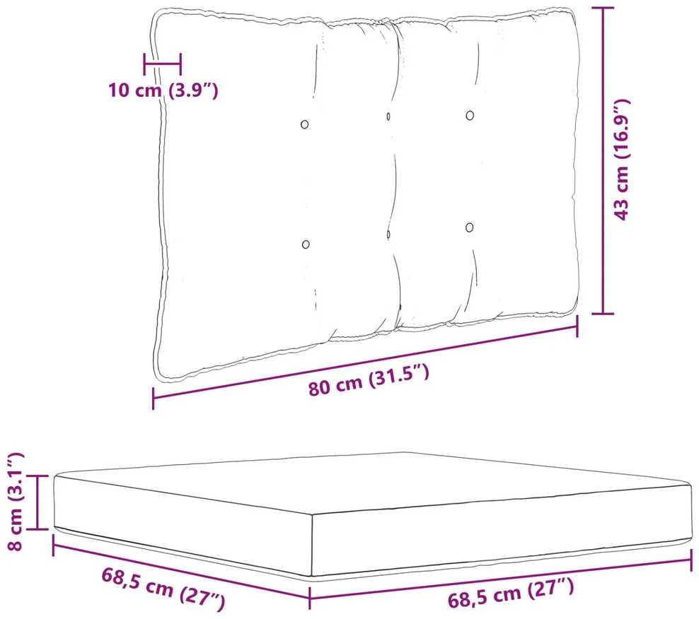 Lauko sofa pagalvėlė Poliesteris Vyno raudonumo 68,5 x 68,5 cm