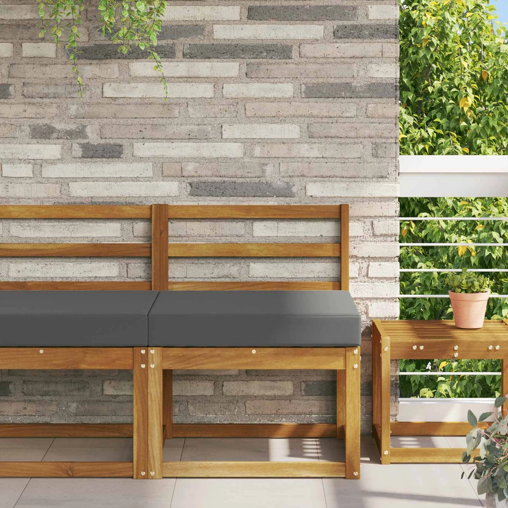 Lauko sofa pagalvėlė Poliesteris Antracito 60 x 60 cm