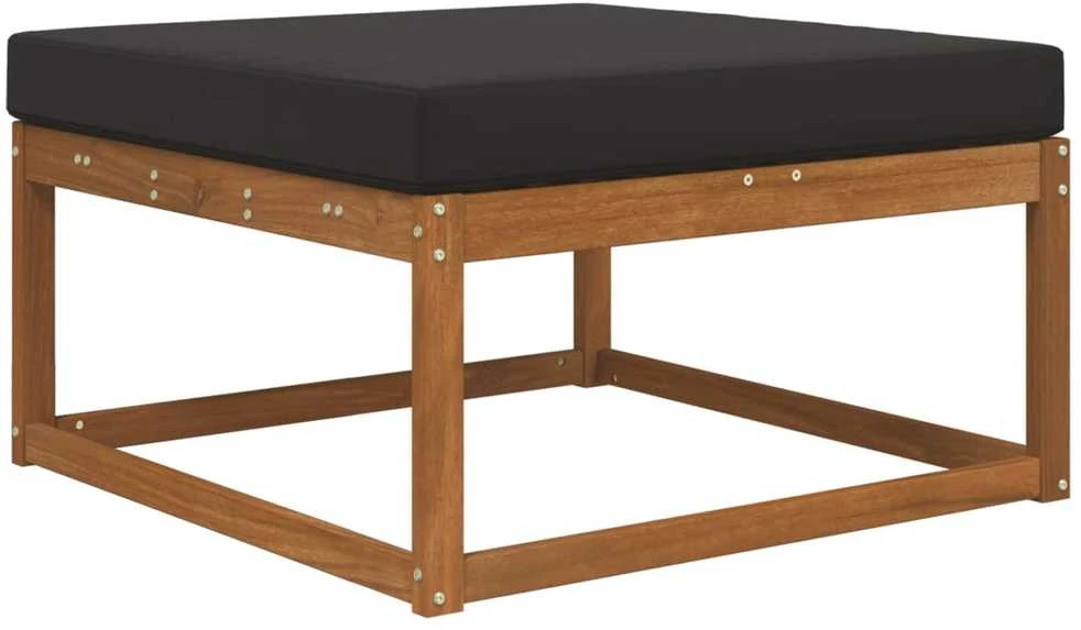 Lauko sofa pagalvėlė Poliesteris Juoda 80 x 80 cm