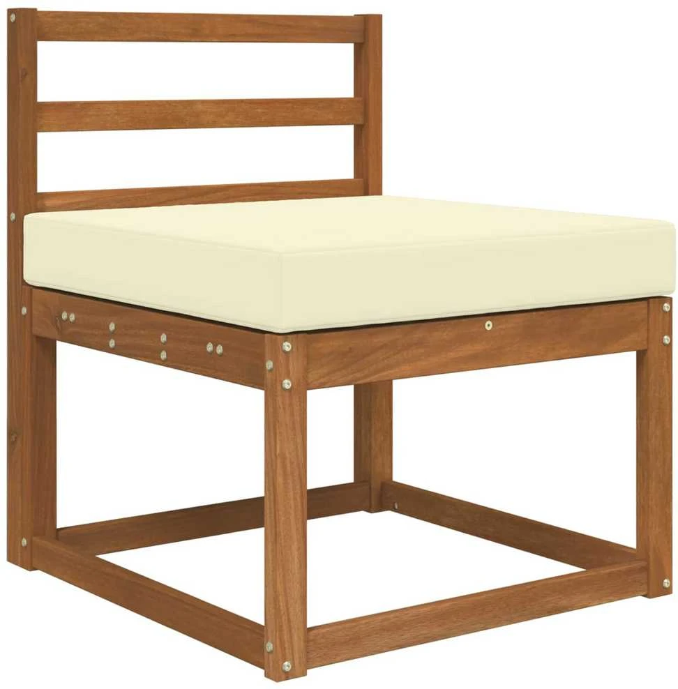 Lauko sofa pagalvėlė Poliesteris Kreminė 60 x 60 cm