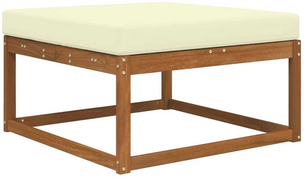 Lauko sofa pagalvėlė Poliesteris Kreminė 80 x 80 cm