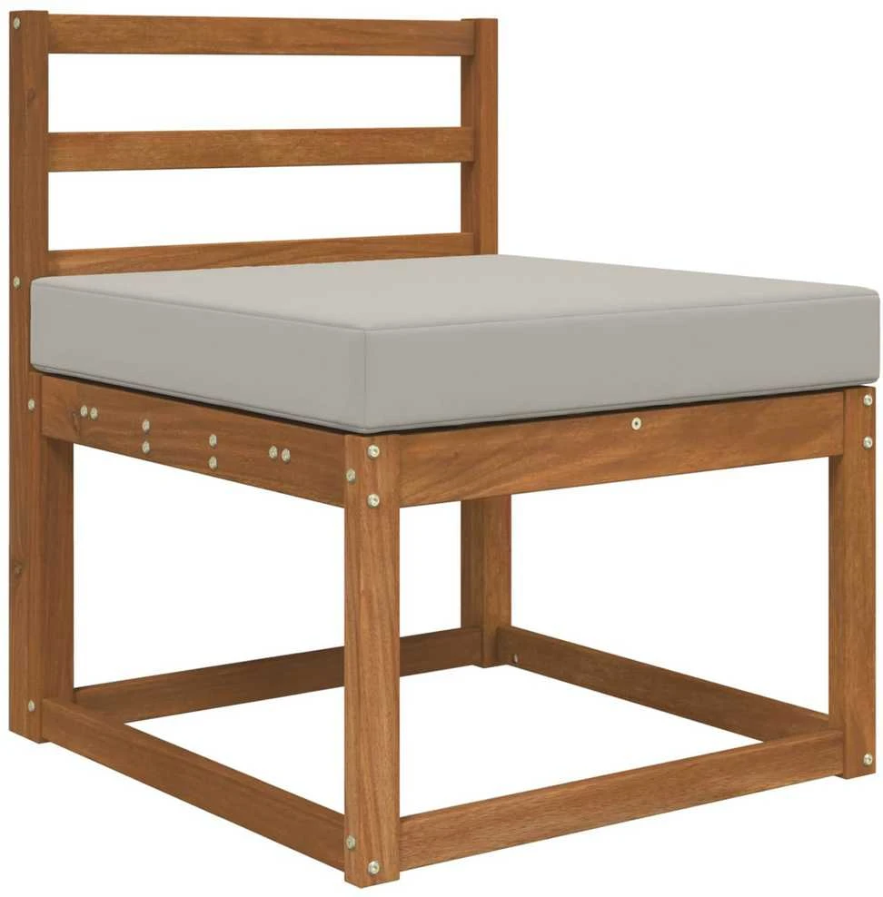 Lauko sofa pagalvėlė Poliesteris Pilka 60 x 60 cm