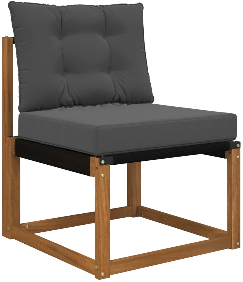 Lauko sofa pagalvėlė Poliesteris Antracito 60 x 50,5 cm