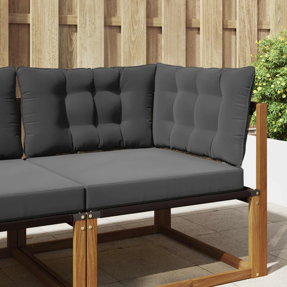Lauko sofa pagalvėlė Poliesteris Antracito 68,5 x 68,5 cm