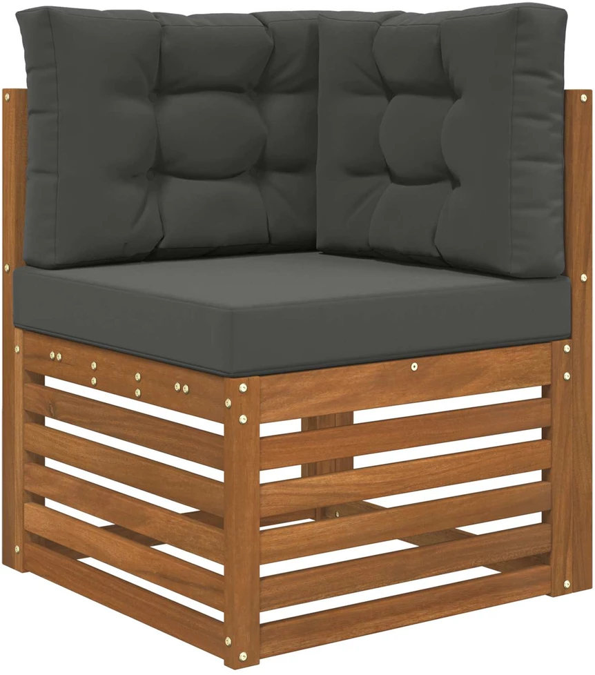 Lauko sofa pagalvėlė Poliesteris Antracito 60 x 60 cm