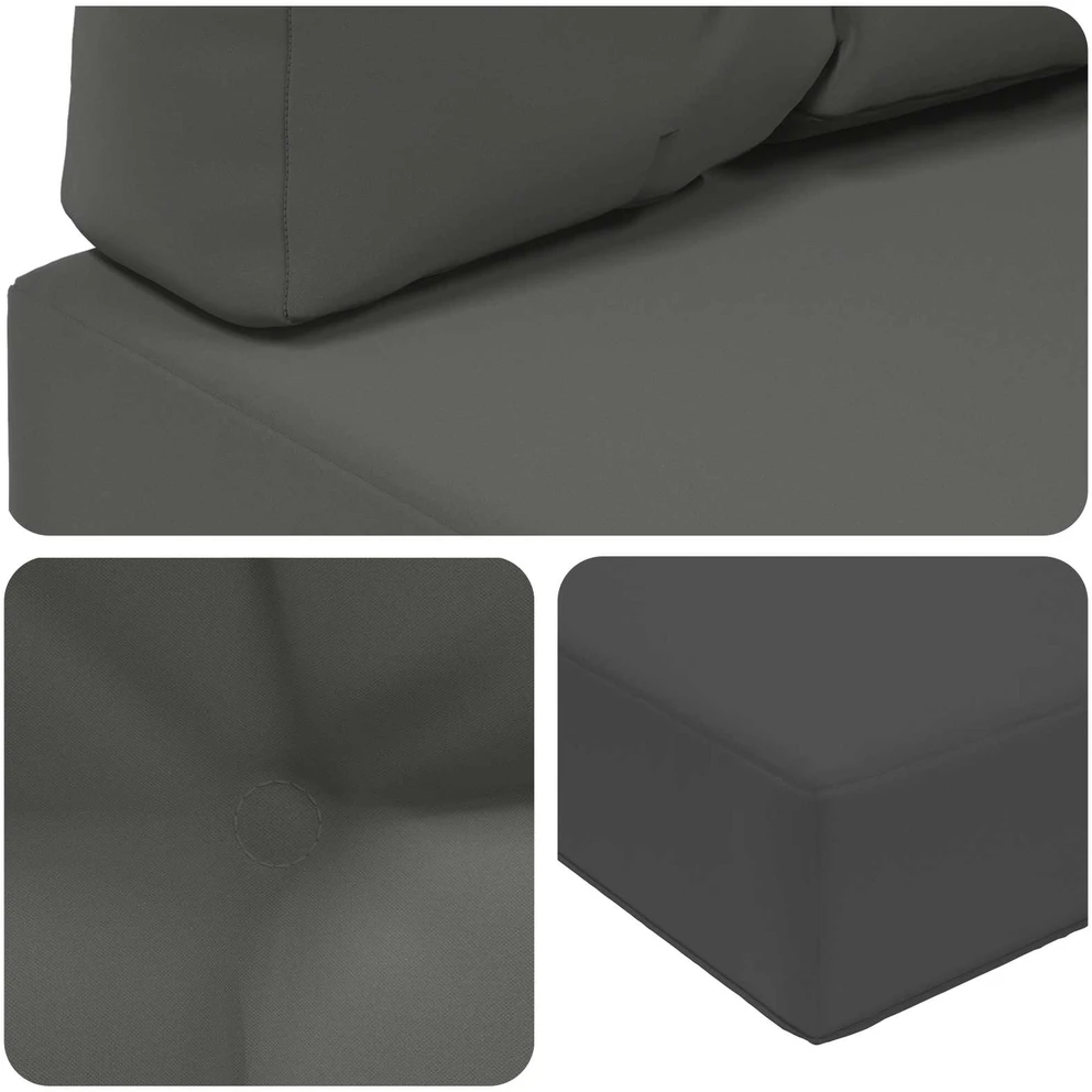 Lauko sofa pagalvėlė Poliesteris Antracito 80 x 80 cm