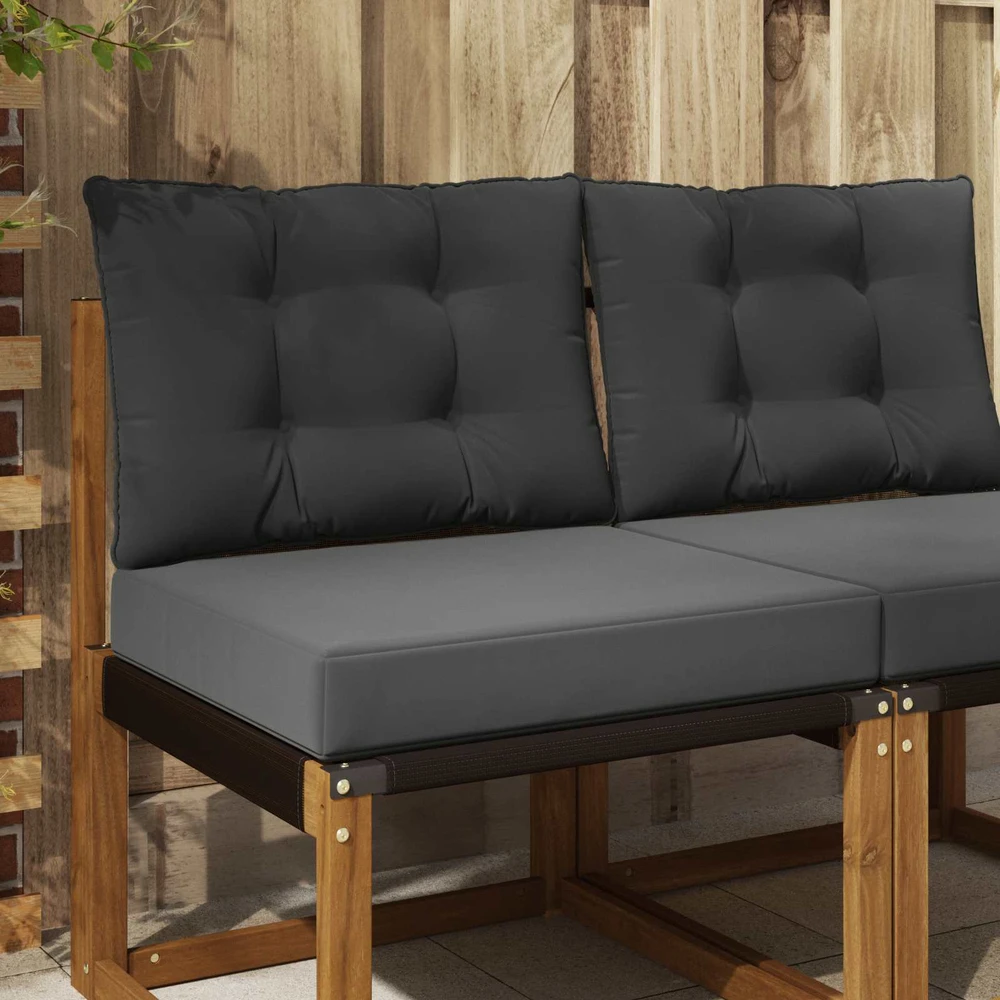 Lauko sofa pagalvėlė Poliesteris Antracito 60 x 50,5 cm