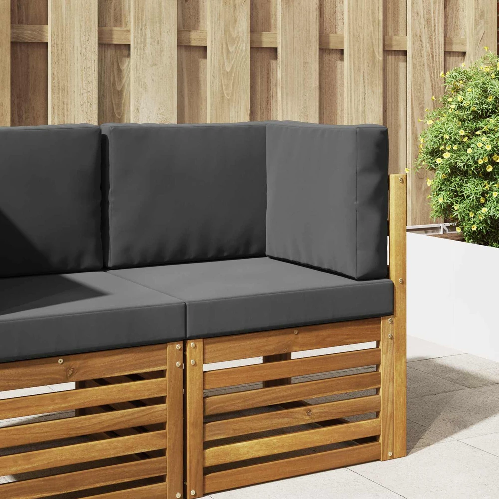 Lauko sofa pagalvėlė Poliesteris Antracito 60 x 60 cm