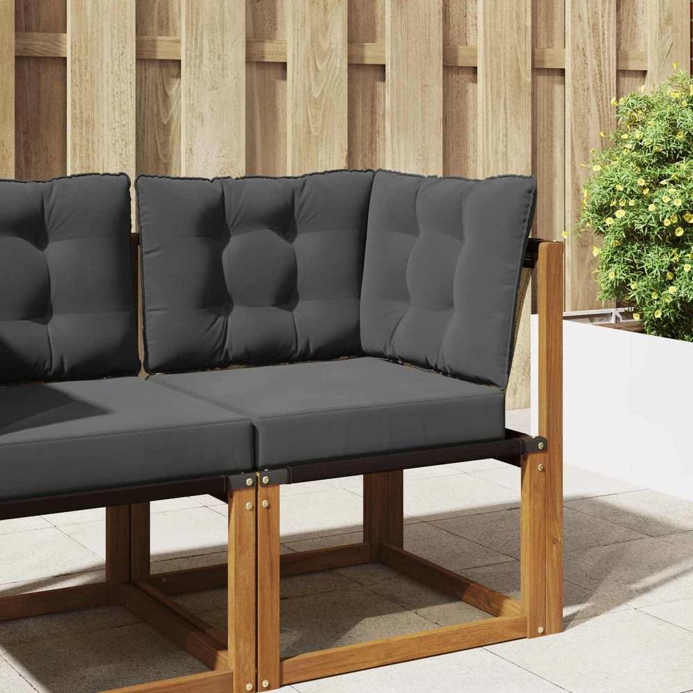 Lauko sofa pagalvėlė Poliesteris Antracito 50,5 x 50,5 cm