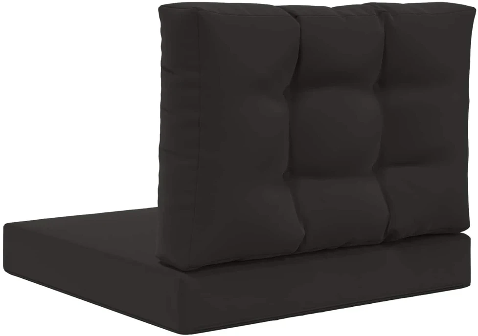 Lauko sofa pagalvėlė Poliesteris Juoda 60 x 60 cm