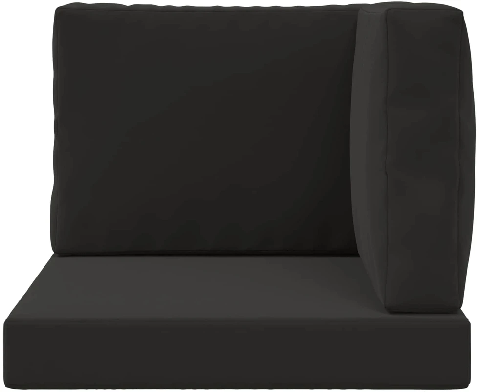 Lauko sofa pagalvėlė Poliesteris Juoda 60 x 60 cm