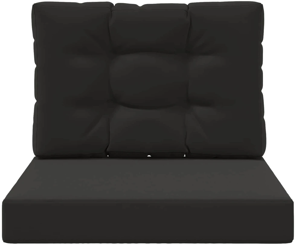 Lauko sofa pagalvėlė Poliesteris Juoda 60 x 60 cm