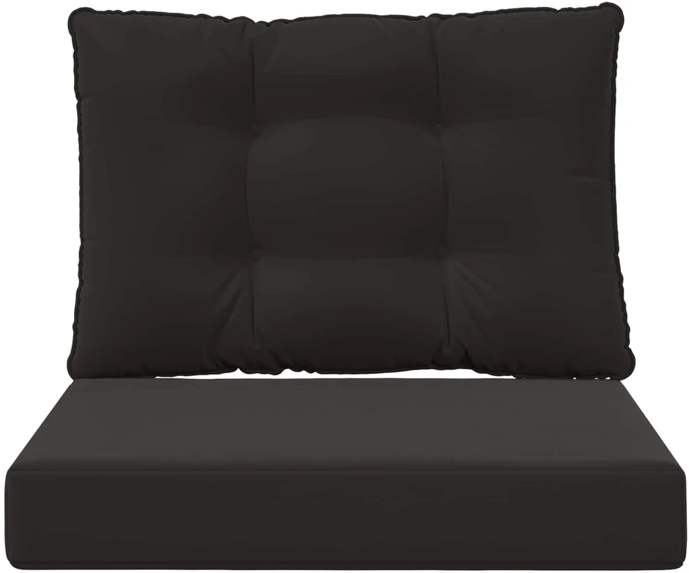 Lauko sofa pagalvėlė Poliesteris Juoda 60 x 50,5 cm