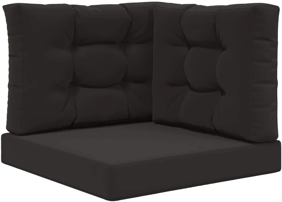 Lauko sofa pagalvėlė Poliesteris Juoda 60 x 60 cm
