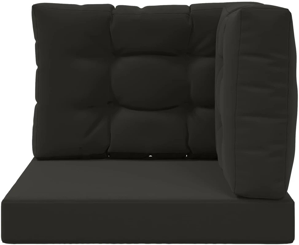 Lauko sofa pagalvėlė Poliesteris Juoda 60 x 60 cm