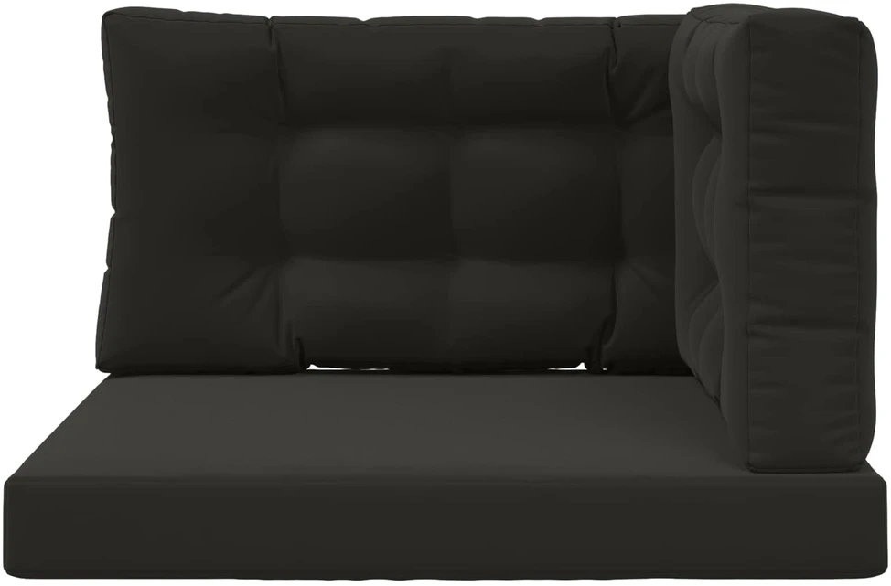Lauko sofa pagalvėlė Poliesteris Juoda 80 x 80 cm