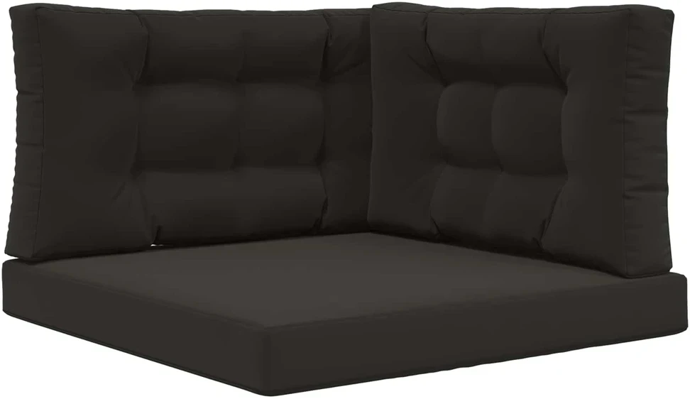 Lauko sofa pagalvėlė Poliesteris Juoda 80 x 80 cm