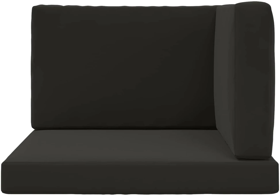 Lauko sofa pagalvėlė Poliesteris Juoda 80 x 80 cm