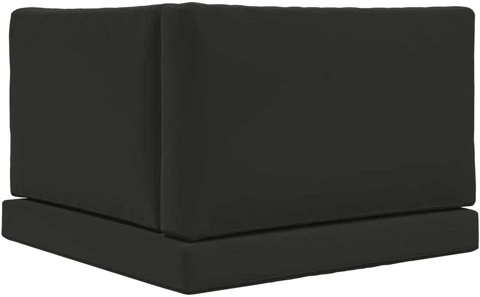 Lauko sofa pagalvėlė Poliesteris Juoda 80 x 80 cm