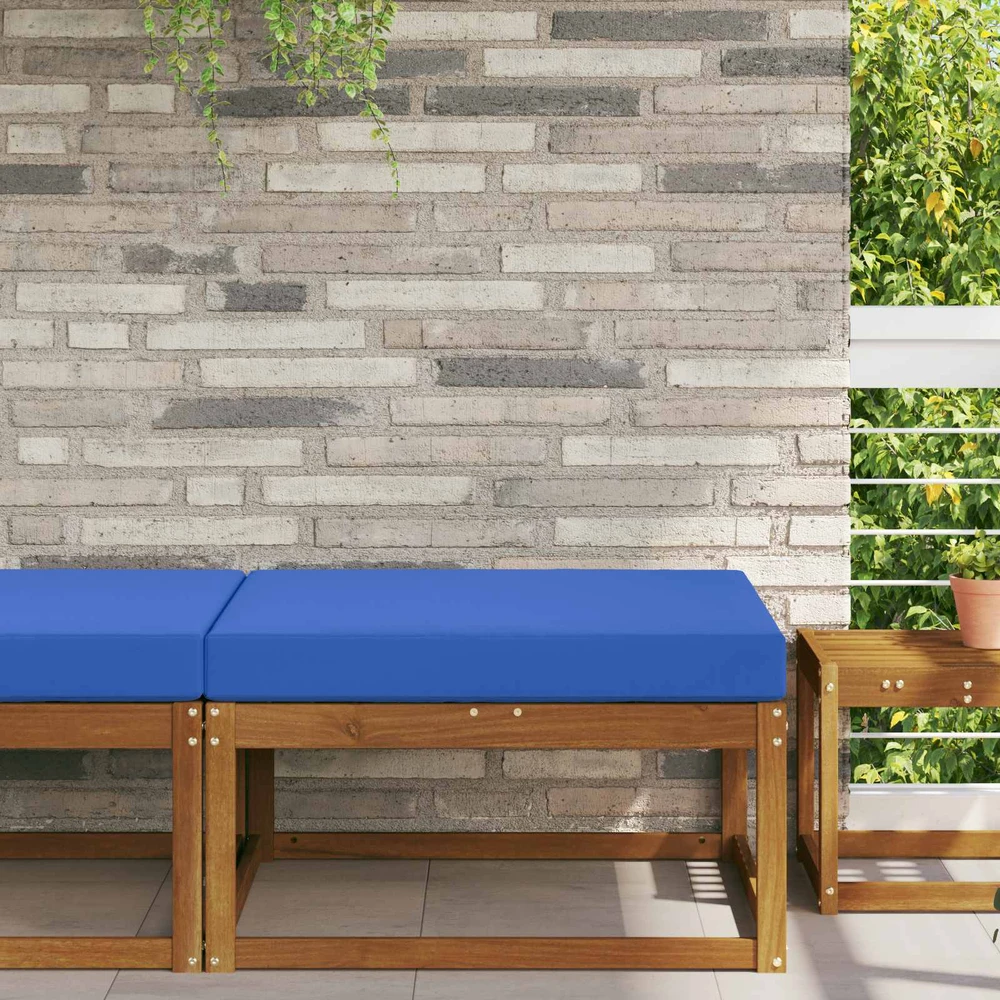 Lauko sofa pagalvėlė Poliesteris Karališka mėlyna 80 x 80 cm