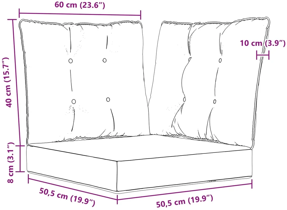 Lauko sofa pagalvėlė Poliesteris Karališka mėlyna