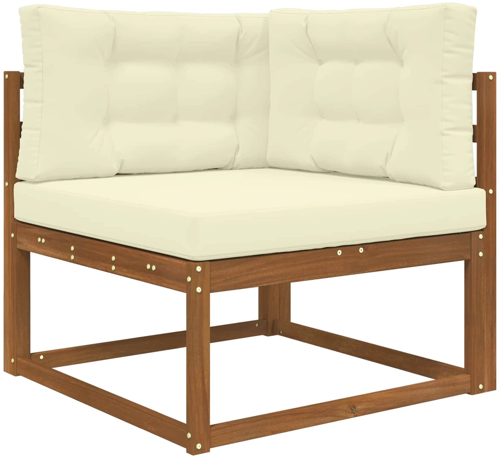 Lauko sofa pagalvėlė Poliesteris Kreminė 80 x 80 cm