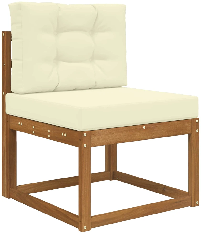 Lauko sofa pagalvėlė Poliesteris Kreminė 60 x 60 cm