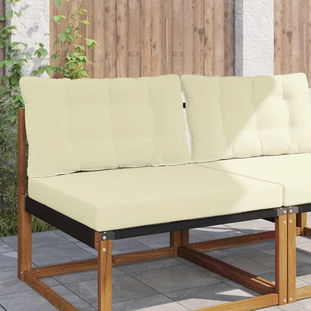 Lauko sofa pagalvėlė Poliesteris Kreminė 80 x 68,5 cm