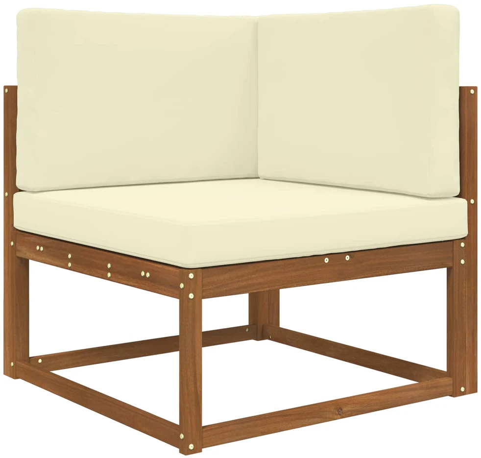 Lauko sofa pagalvėlė Poliesteris Kreminė 80 x 80 cm