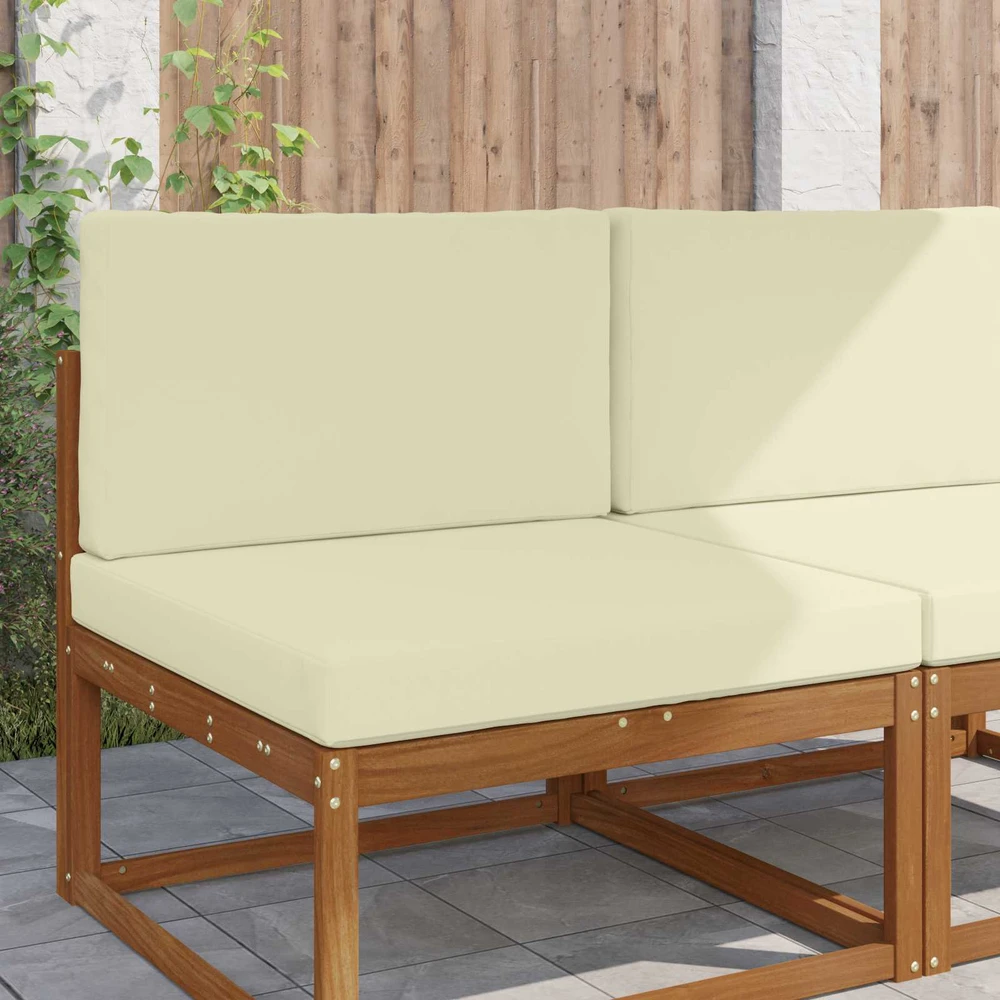 Lauko sofa pagalvėlė Poliesteris Kreminė 80 x 80 cm