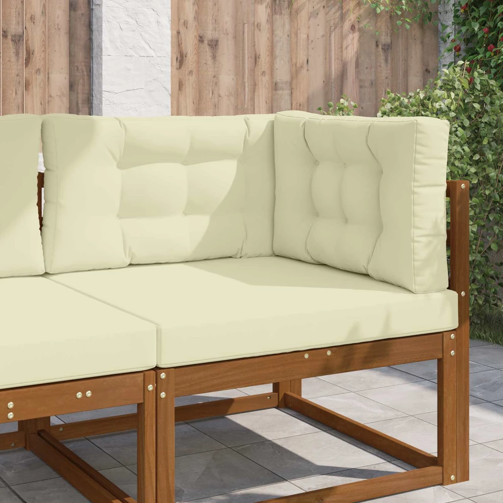 Lauko sofa pagalvėlė Poliesteris Kreminė 80 x 80 cm