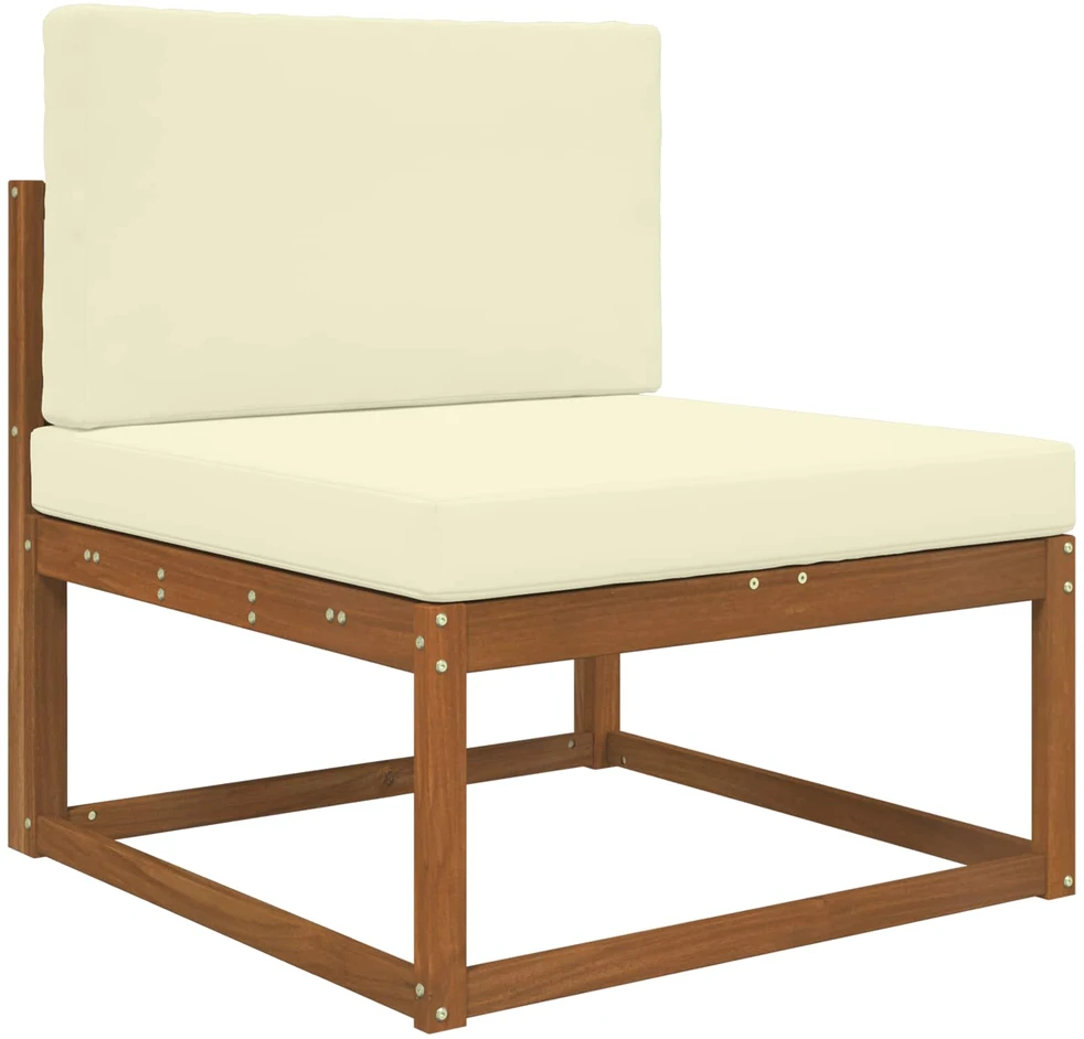 Lauko sofa pagalvėlė Poliesteris Kreminė 80 x 80 cm