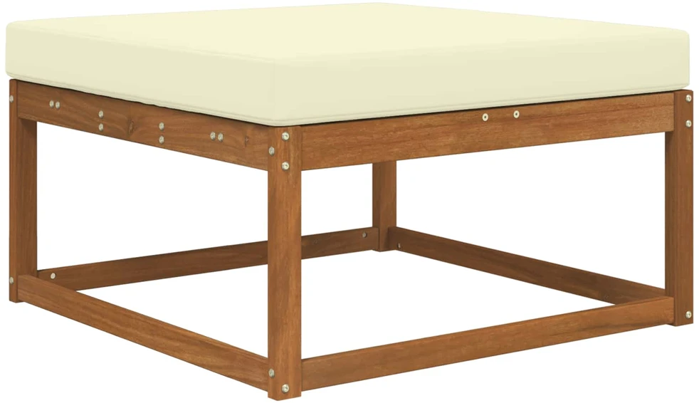 Lauko sofa pagalvėlė Poliesteris Kreminė 80 x 80 cm