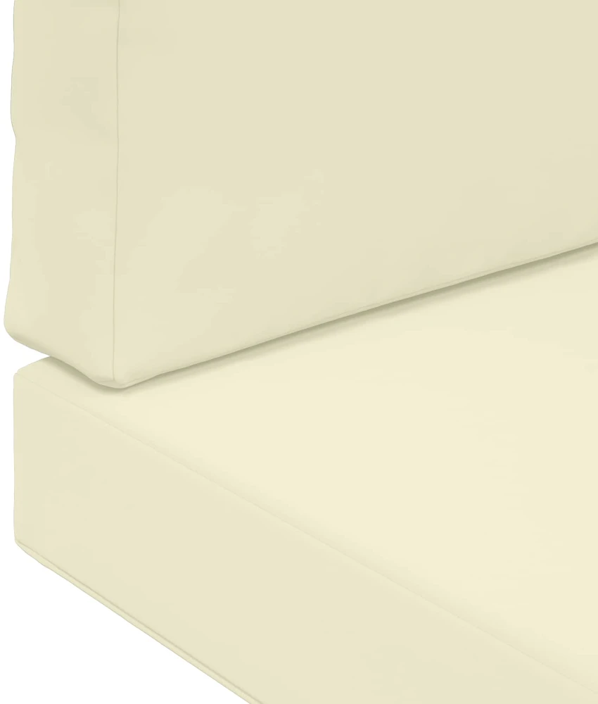 Lauko sofa pagalvėlė Poliesteris Kreminė 80 x 80 cm