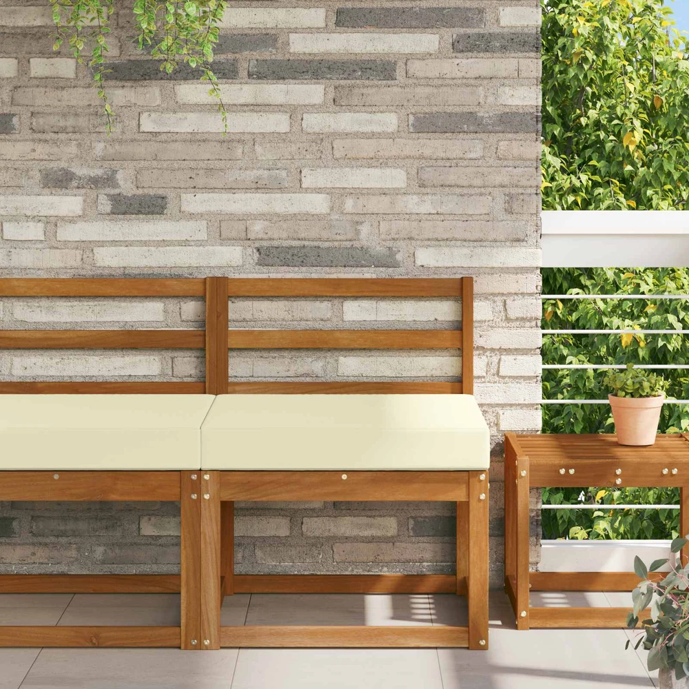 Lauko sofa pagalvėlė Poliesteris Kreminė 60 x 60 cm