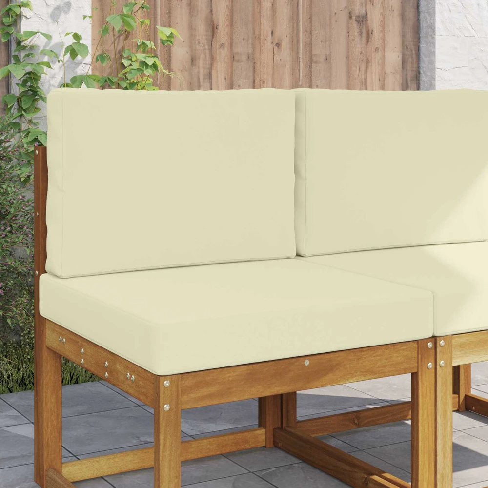 Lauko sofa pagalvėlė Poliesteris Kreminė 60 x 60 cm