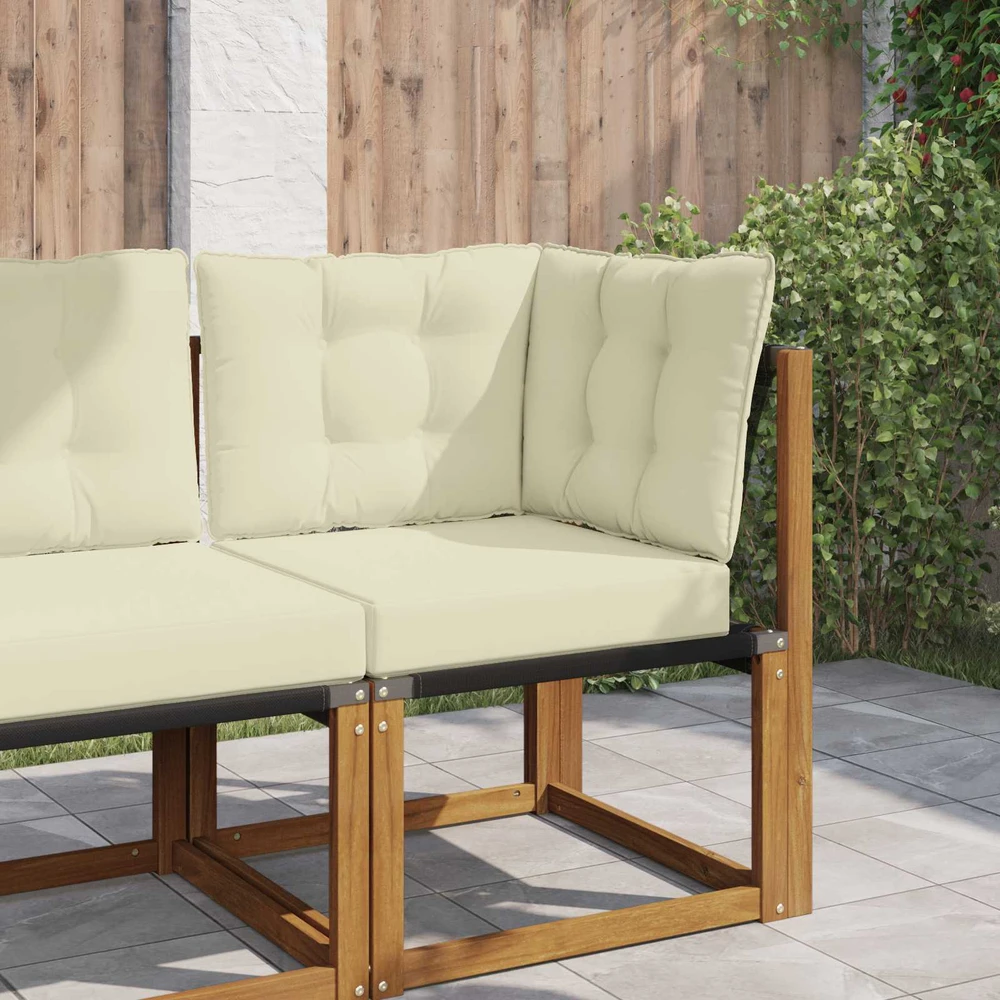 Lauko sofa pagalvėlė Poliesteris Kreminė 50,5 x 50,5 cm