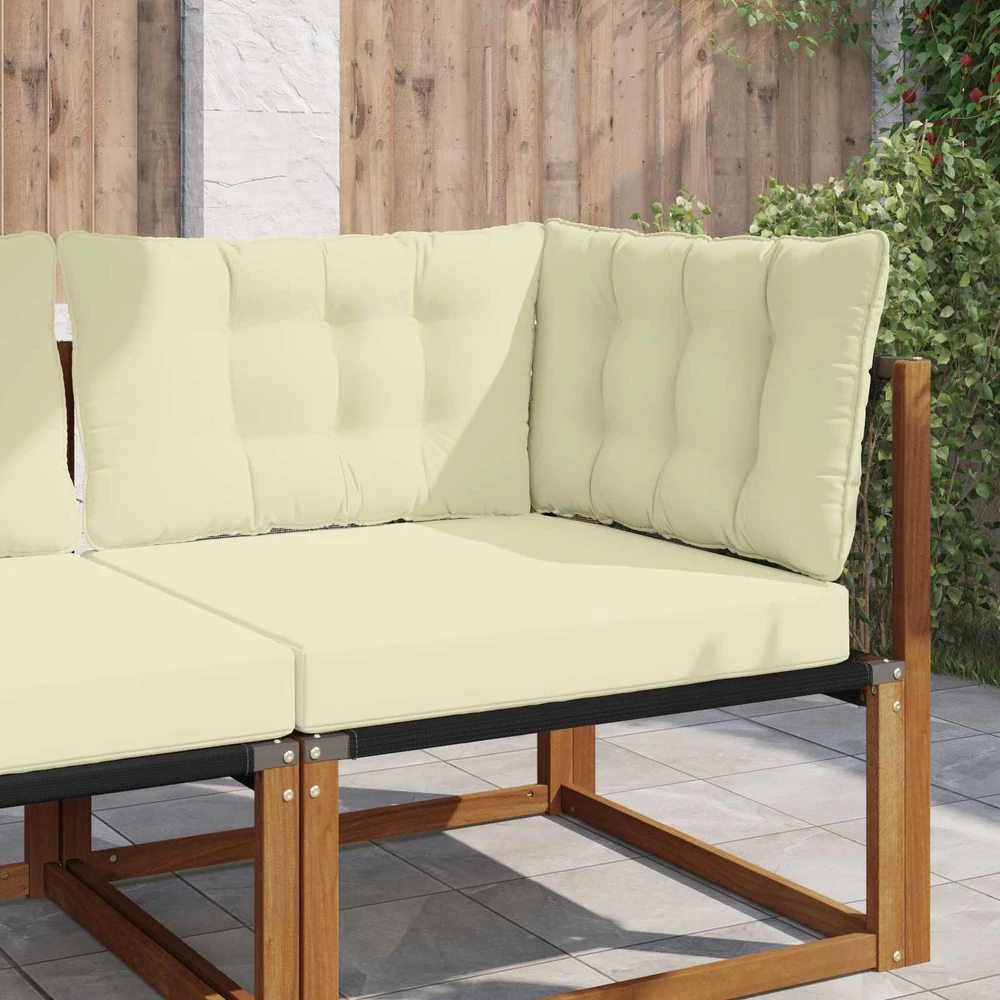 Lauko sofa pagalvėlė Poliesteris Kreminė 68,5 x 68,5 cm