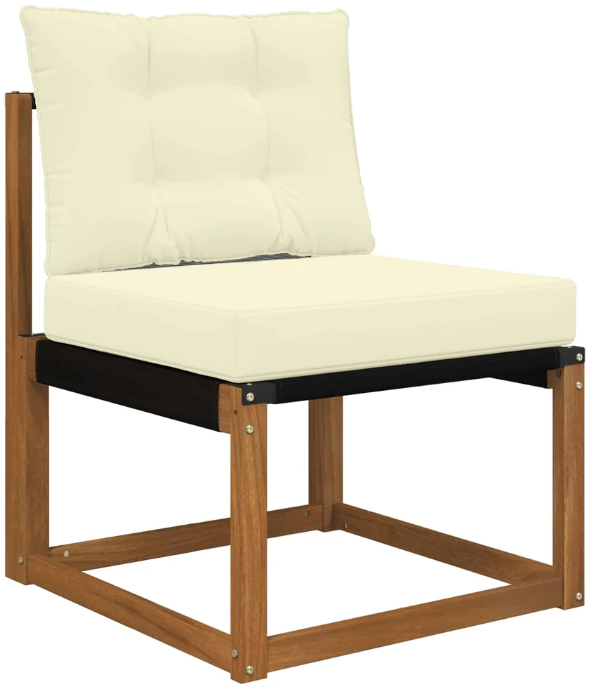 Lauko sofa pagalvėlė Poliesteris Kreminė 60 x 50,5 cm