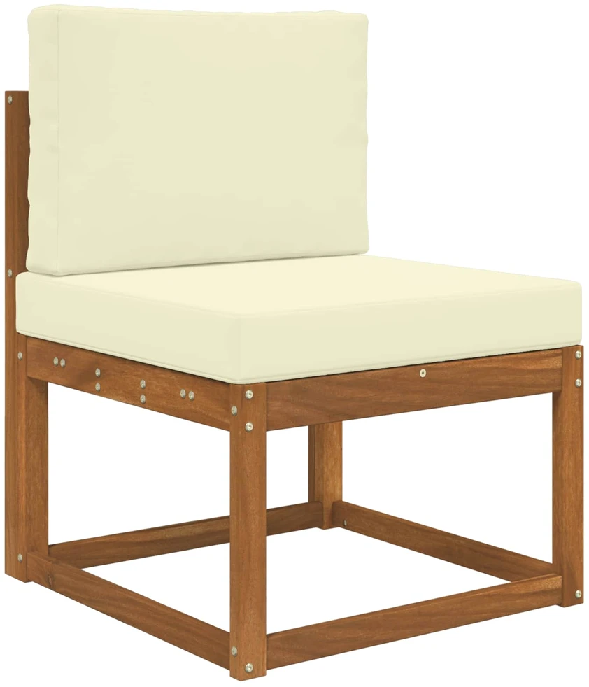 Lauko sofa pagalvėlė Poliesteris Kreminė 60 x 60 cm