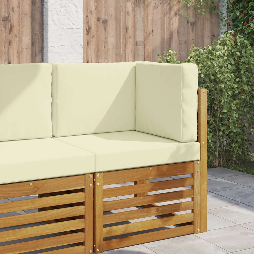 Lauko sofa pagalvėlė Poliesteris Kreminė 60 x 60 cm